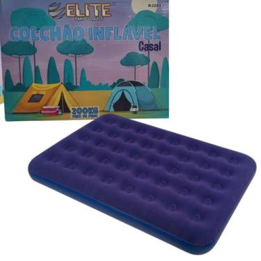 Imagem de Colchao inflavel casal 191x137cm suporta até 200kg elite