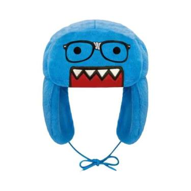 Imagem de Chapéu Bomber Tricotado Com Bordado De Domo Kun, Quente E À Prova De V
