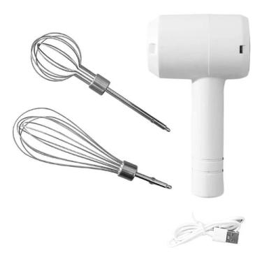 Imagem de Batedeira Mixer de Ovo Eletrônica Portátil Recarregável 127V - Kapbom,