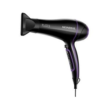 Imagem de Secador de Cabelos Mondial Black Purple SCN-01 com Tourmaline Íon 2000W - Preto Preto / 110