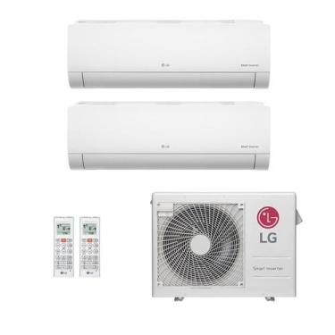 Imagem de Ar-Condicionado Multi Split Inverter LG 24.000 (1x Evap HW 9.000 + 1x 