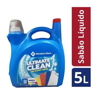 Imagem de Lava Roupas Sabão Líquido Ultimate Clean Member's Mark 5 Lts