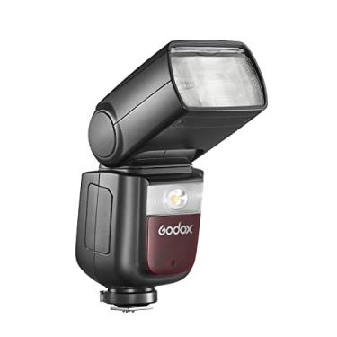 Imagem de fantaxi V860III-F Wireless TTL Speedlite Transmissor/Receptor Luz de flash para câmera Manual/Flash automático GN60 1 / 8000s HSS Sistema 2.4G sem fio X integrado com bateria de íon de lítio godox