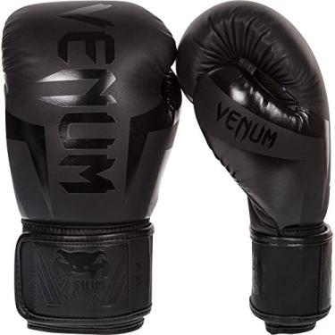 Imagem de Venum Luvas de boxe unissex adulto Elite Training, preta, 473 g
