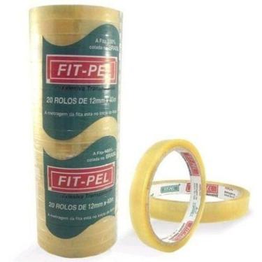 Imagem de Fita Adesiva Durex Transparente 12Mm X 40M Rolo Com 20Un