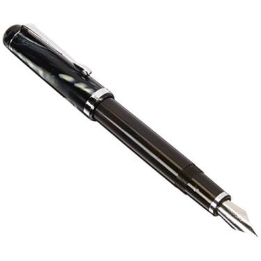 Imagem de Caneta tinteiro Noodler's Ink Konrad Flex Nib Ivory Darkness com enchimento de pistão