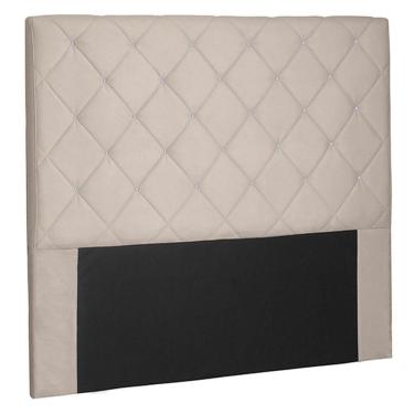 Imagem de Cabeceira King Size 1,95m Tàzio Suede Bege - Gran Belo