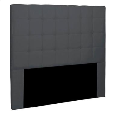 Imagem de Cabeceira King Size 1,95m Tropea Suede Cinza- Gran Belo