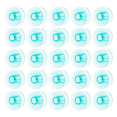 Imagem de 25 Bobina Plástica Baixa Carretilha Máq. de Costura Singer