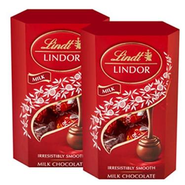 Imagem de Chocolate Lindor ao Leite Lindt 200g (2 caixas)