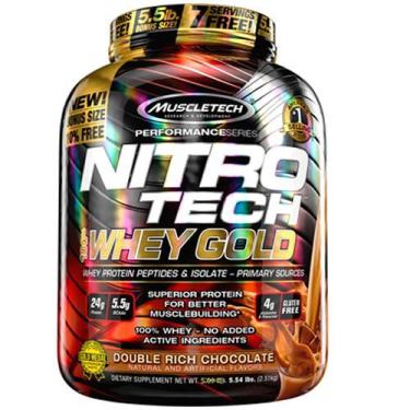 Imagem de Whey Gold Nitro Tech - 2510g Duble Rich Chocolate - Muscletech