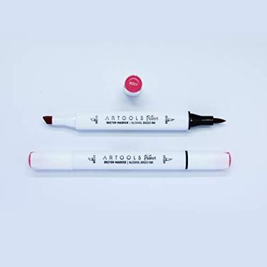 Imagem de Marca Texto Artools Pictom Ponta Broad e Brush Vermelho R317