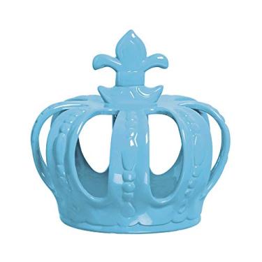 Imagem de Coroa Para Enfeite Media Ceramicas Pegorin Azul Bebe No Voltagev