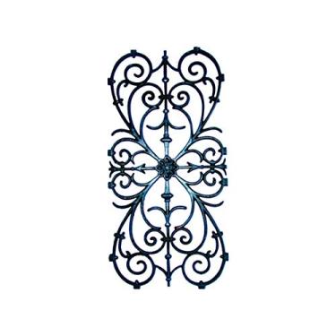 Imagem de Grade de Ferro Fundido Ramada Grande Sacada Varanda 74x37cm