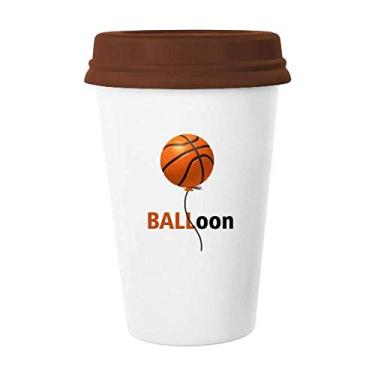 Imagem de Caneca de balão de balão para voo, copo de cerâmica para café