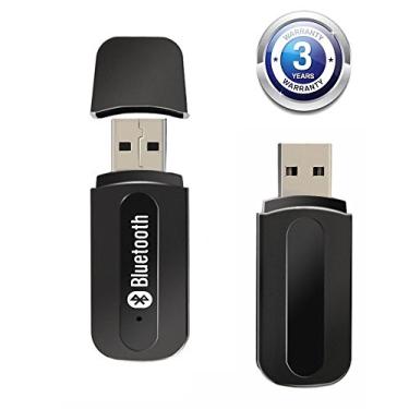 Imagem de Adaptador de receptor Bluetooth USB para áudio de carro, estéreo/alto-falante/fone de ouvido, adaptador de receptor estéreo para Bluetooth