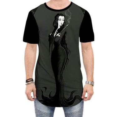 Imagem de Camiseta Long Line Família Addams Morticia Addams 1 - Estilo Vizu