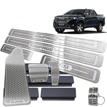 Imagem de Descanso Pedaleira Soleira Baixo Relevo Ram Rampage 23 2024