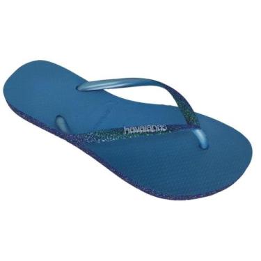 Imagem de Chinelo Havaianas Slim Sparkle Ii Azul Náutico