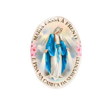 Imagem de Adesivo Nossa Senhora das Graças Resinado Carro/Moto/ Notebook