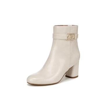 Imagem de Naturalizer Bota feminina clássica no tornozelo, Porcelana branca, 9.5 Wide