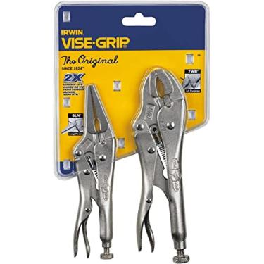 Imagem de IRWIN VISE-GRIP Alicate de travamento original com conjunto de cortador de arame, 2 peças, 36