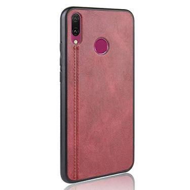 Imagem de Capa para celular Huawei Enjoy 9 Plus Proteção robusta 360° Capa de couro suave para Huawei Enjoy 9 Plus