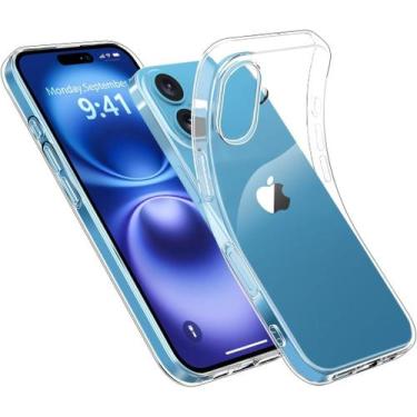 Imagem de Capa Capinha Transparente Fina Para iPhone 16 Plus Pro Max - Danet, Tr