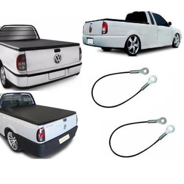 Imagem de Par Cabo De Aço Tampa Traseira Saveiro Bola G2 G3 G4 - APA