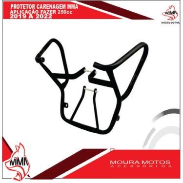 Imagem de Protetor para carenagem tanque e motor fazer 250 2019 a 2022 - MOURA M