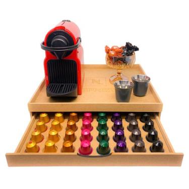 Imagem de Bandeja Porta Cápsula Nespresso 56 Cápsulas - WebBar, Cru