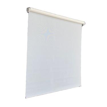 Imagem de Persiana Rolo Tecido Tela Solar Branca 100 (L) x 260 (A) cm Screen Translúcida C/ Kit Instalação