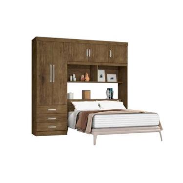 Imagem de Roupeiro Cabeceira Baú CAN Com Amplo Espaço Interno Com Nichos Externo