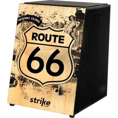 Imagem de Cajon Acústico Strike SK4010 Route 66 F.S.A - FSA