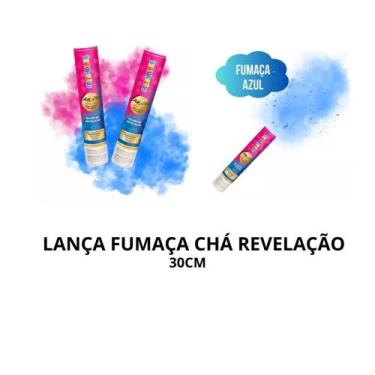 Imagem de Fumaça Chá Revelação Lança Fumaça 38mm -  CORES AZUL E ROSA - Fantasmi