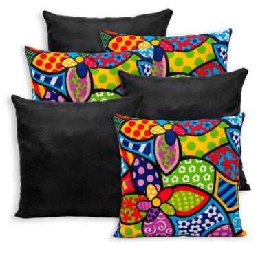 Imagem de Kit 6 Capas de Almofada 40x40cm Zíper Gorgurinho - Bem Me Quer Enxovai