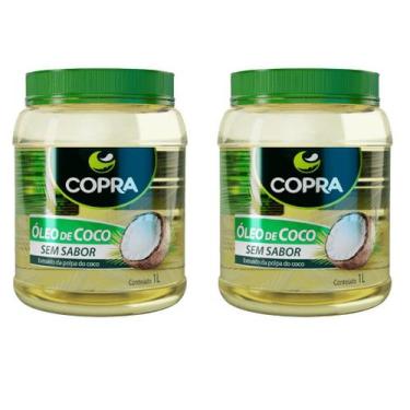 Imagem de Kit 2uni Óleo de Coco (sem sabor) 1 Litro - Copra