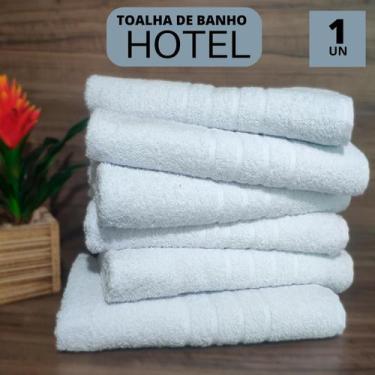 Imagem de Toalha de Banho Gigante Branca Felpuda e Macia 100% Algodão Hotel - Ma