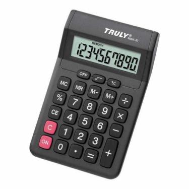 Imagem de Calculadora Truly 806A-10 - 10 Digitos - Preto