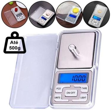 Imagem de Mini Balança Digital Alta Precisão Bolso / Portátil 500g/m² Wincy