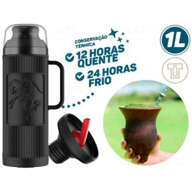 Imagem de Garrafa Térmica Termolar Chimarrita Água Chimarrão Café 1L