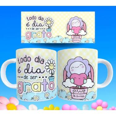 Imagem de Caneca gospel frases religiosas versículos bíblicos motivacionais 94 -