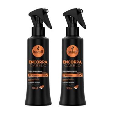 Imagem de 2 Fluido Engrossador Haskell Encorpa Fios 120ml