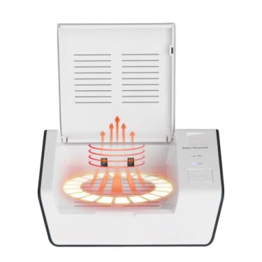 Imagem de BUIFAC Kit de Limpeza de Desumidificador com Luz U/V-C, 35-45°C, para Hea/ring Ai/ds, Airpods, Ea/rbuds, Moldes Ea/R, Dispositivos Bluetooth