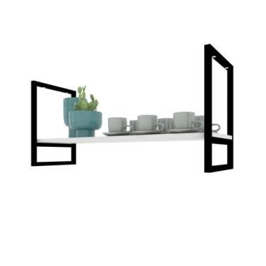 Imagem de Prateleira Suspensa Teto Cozinha partileira nicho industrial nichos pa