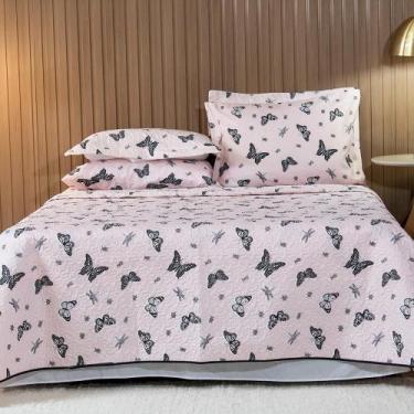 Imagem de Cobre Leito Solteiro 180 Fios com Porta travesseiro Basic - Nathalia E