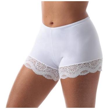 Imagem de Short Anagua Segunda Pele Feminino Com Renda Shortinho Curto - c&c, Br