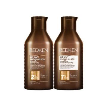 Imagem de Conjunto de shampoo e condicionador Redken All Soft Mega Curls 300mL