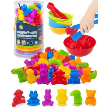 Imagem de Counting Animal Montessori Toys Yetonamr para crianças de 3 a 5 anos