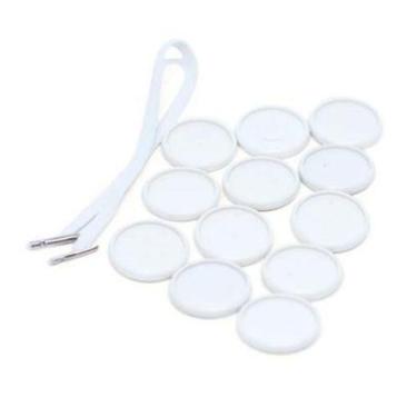 Imagem de Discos + Elástico 31mm Branco Caderno Inteligente PM